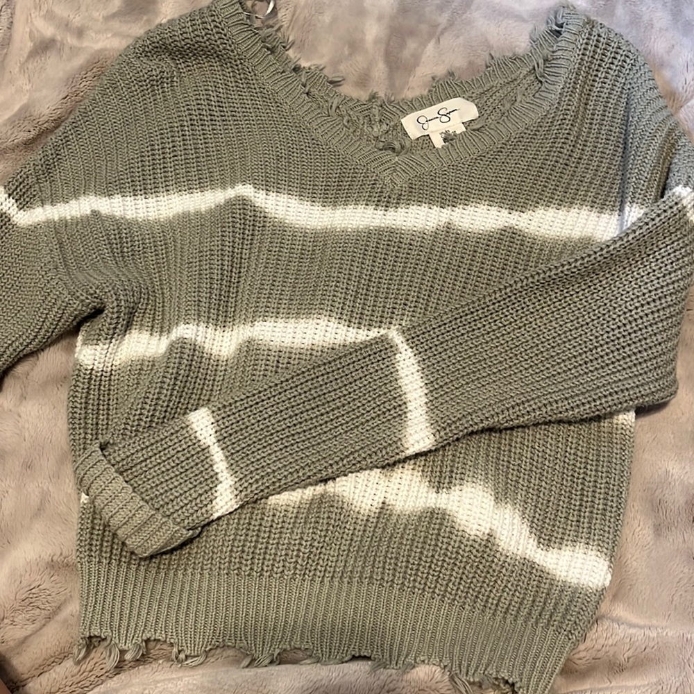 Cropped Jessica Simpson sweater